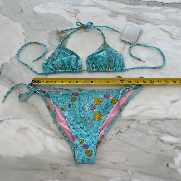 EMILIO PUCCI BLUE PRINT BIKINI SIZE US 10 / IT 44 NWTS! - Picture 11 of 15
